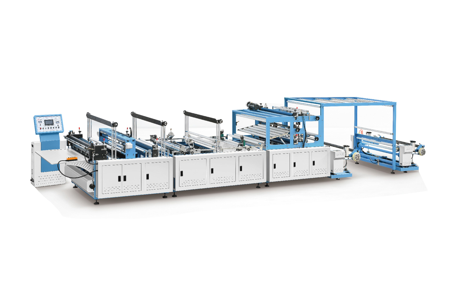 ZXL-1300雙放料無紡布制袋機(香蕉套袋、衛(wèi)浴潔具套袋、沙發(fā)套袋)